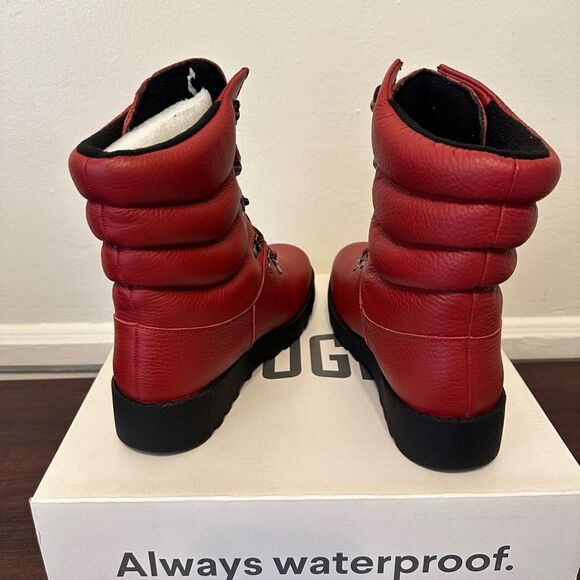 Cougar arctic boot leather waterproof fleece lining TRP anti slip sole Sz 8 NIB - Picture 8 of 13